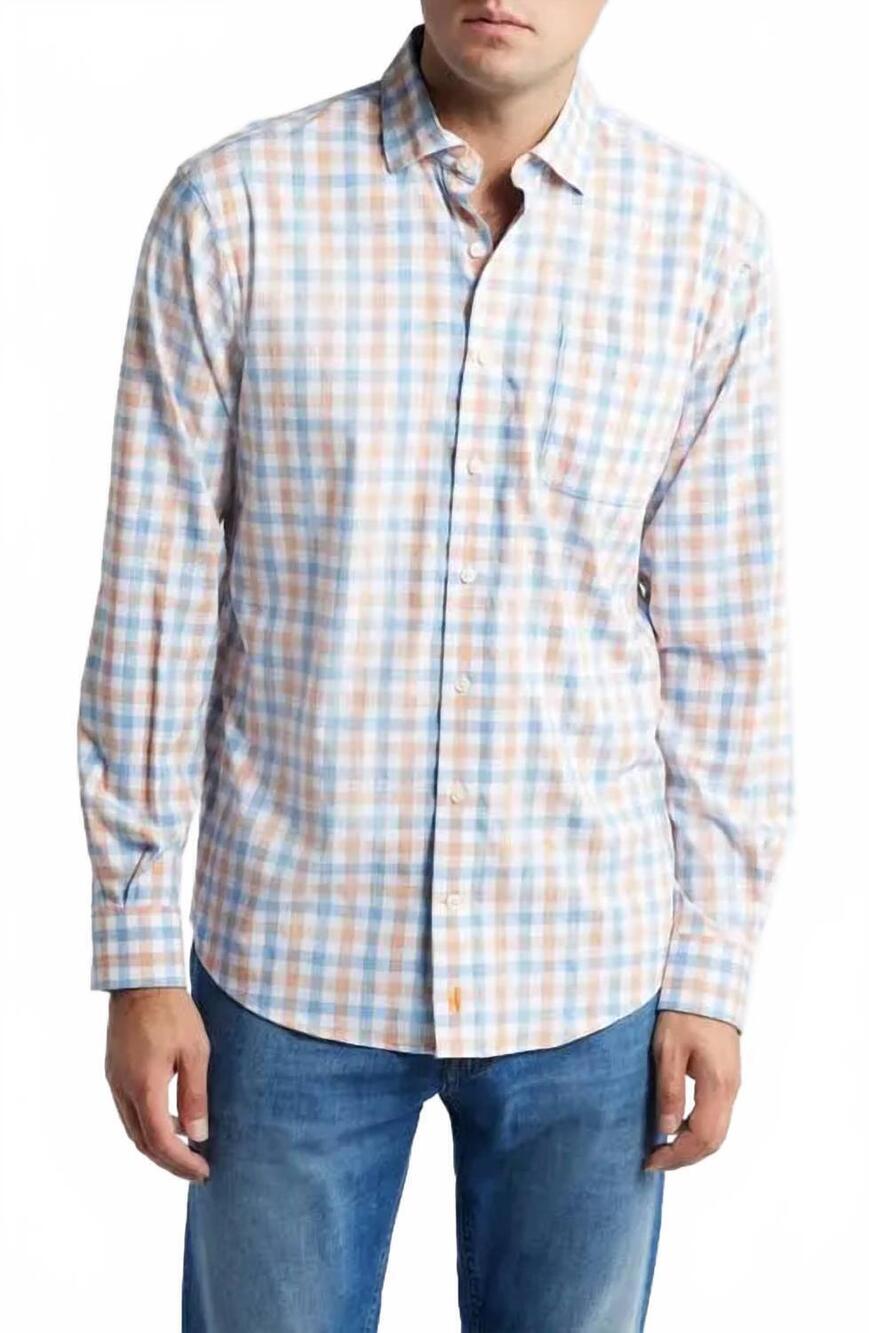 NEW JOHNNIE-O men's mcarthur button down shirt in creole